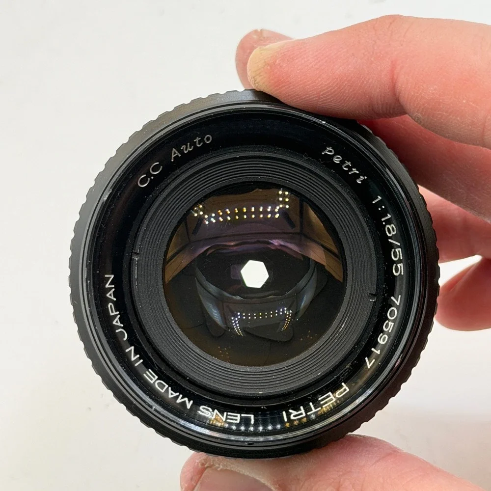 Petri CC Auto 55mm f1.8 Prime Lens Made in Japan Vintage Manual Focus 705917